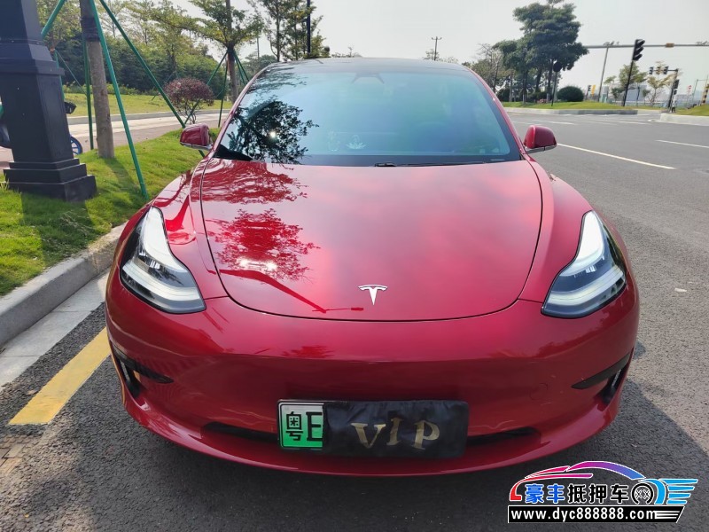 20年特斯拉MODEL 3轿车抵押车出售