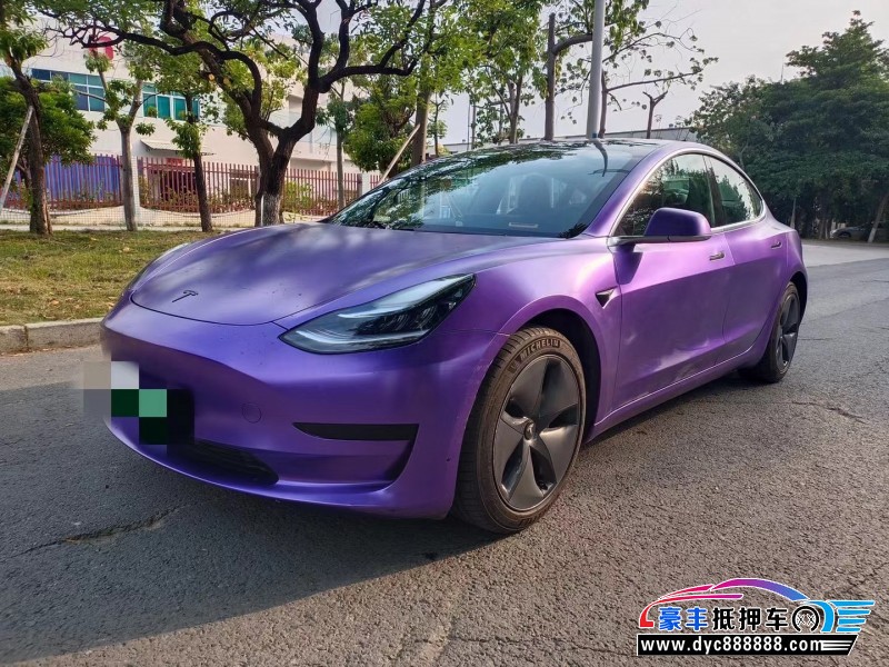 20年特斯拉MODEL 3轿车抵押车出售