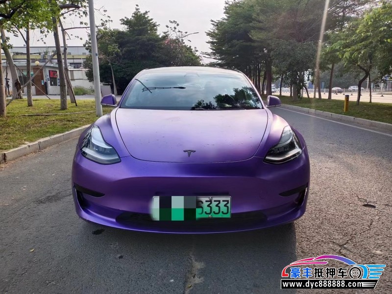 20年特斯拉MODEL 3轿车抵押车出售