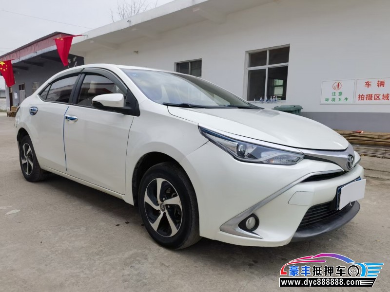 18年丰田雷凌轿车抵押车出售