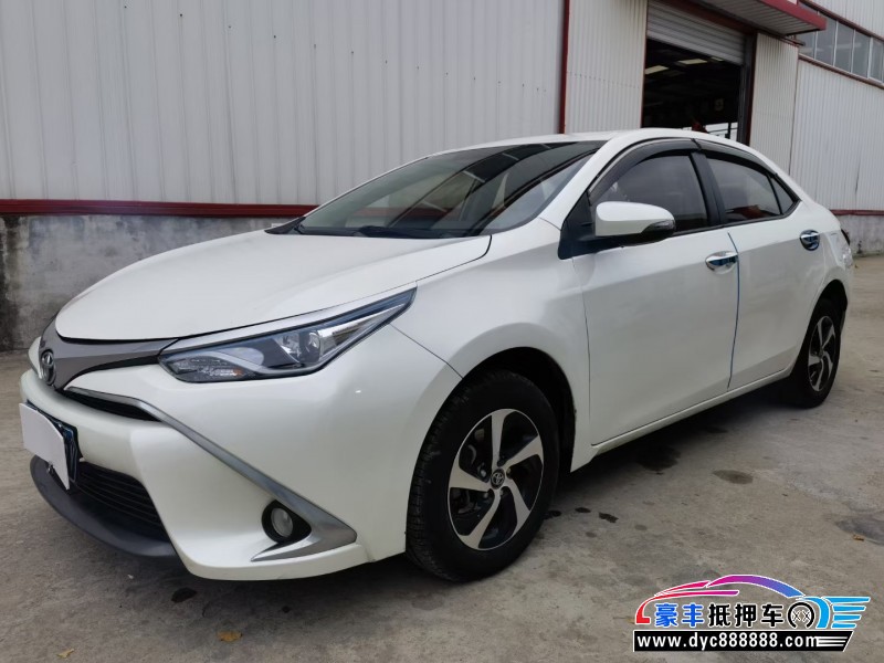 18年丰田雷凌轿车抵押车出售