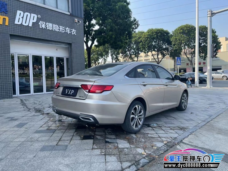 18年吉利帝豪GL轿车抵押车出售