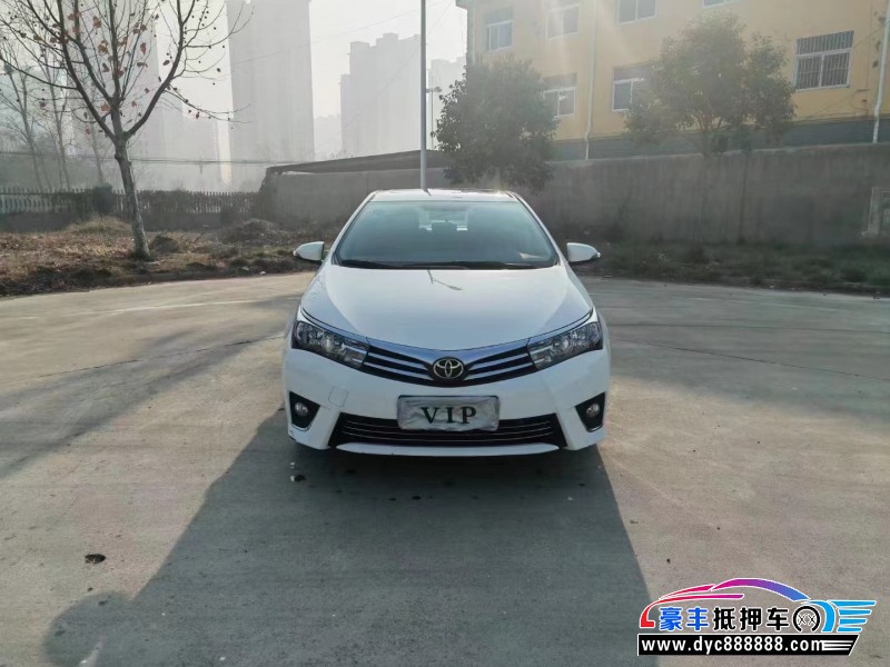 17年丰田卡罗拉轿车抵押车出售