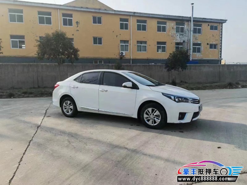 17年丰田卡罗拉轿车抵押车出售