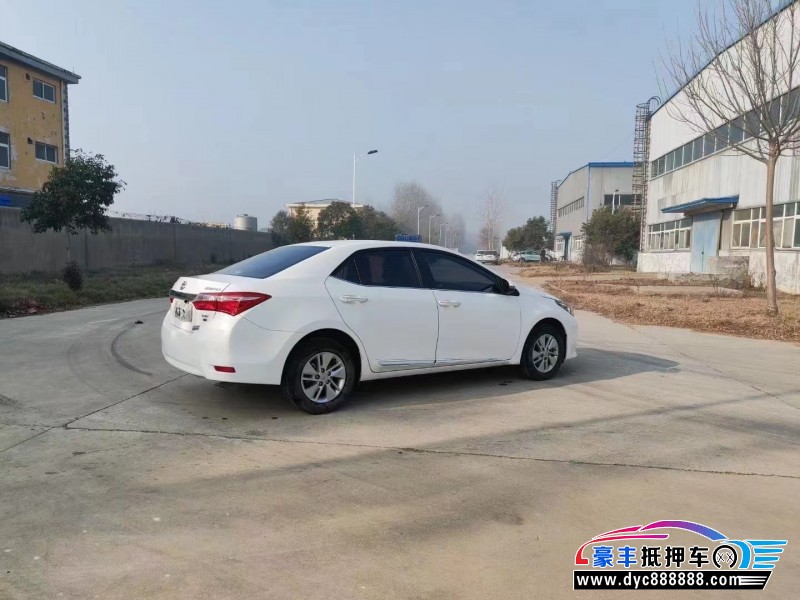 17年丰田卡罗拉轿车抵押车出售
