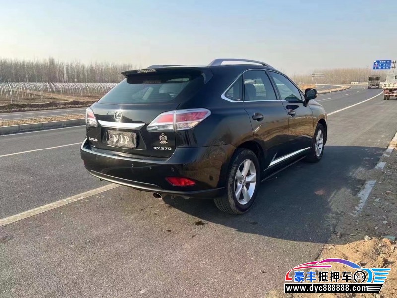 14年雷克萨斯RX轿车抵押车出售