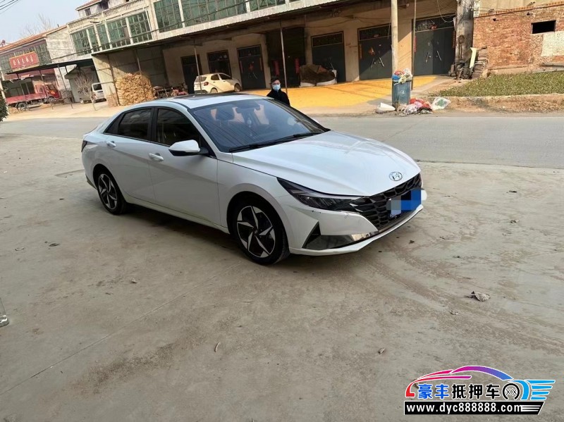 21年现代伊兰特轿车抵押车出售