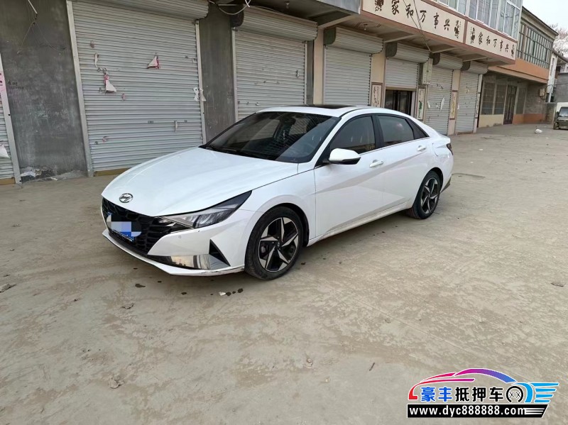 21年现代伊兰特轿车抵押车出售
