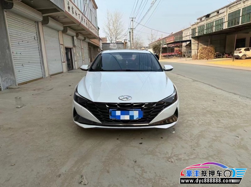 21年现代伊兰特轿车抵押车出售