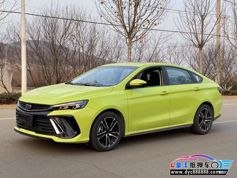 23年吉利缤瑞轿车抵押车出售