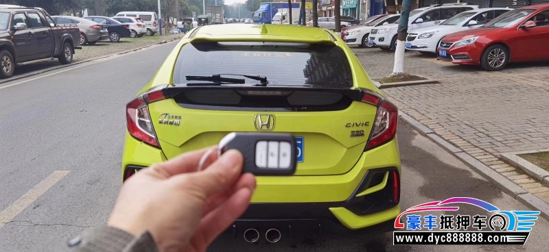 21年本田思域轿车抵押车出售