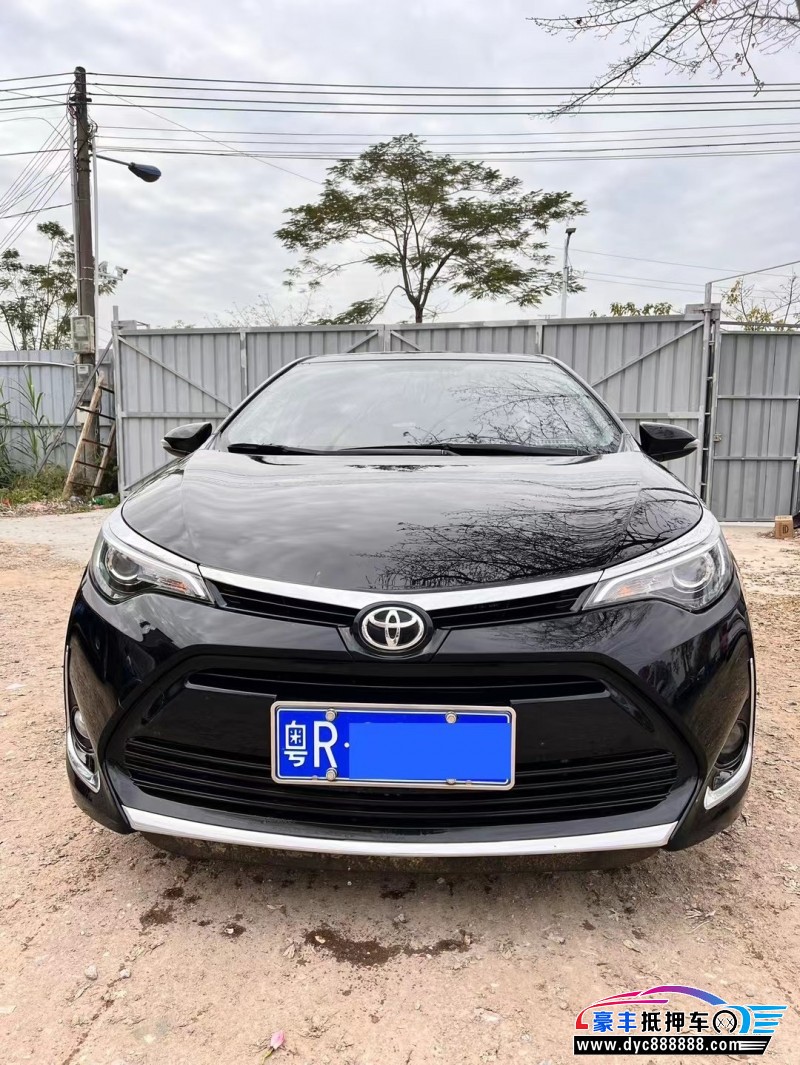 18年丰田雷凌轿车抵押车出售