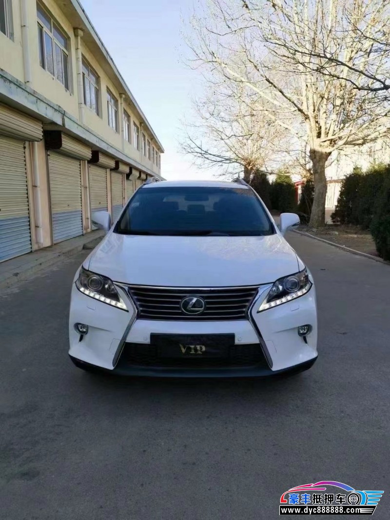 14年雷克萨斯RX轿车抵押车出售