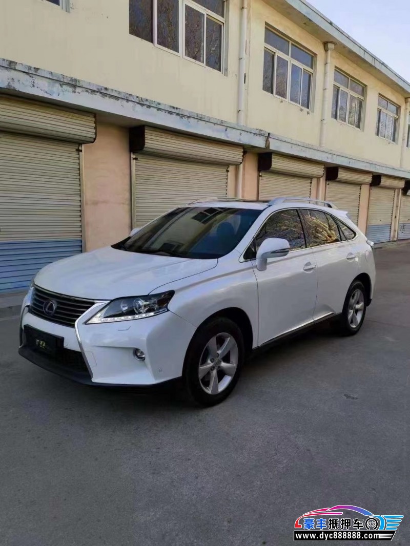 14年雷克萨斯RX轿车抵押车出售