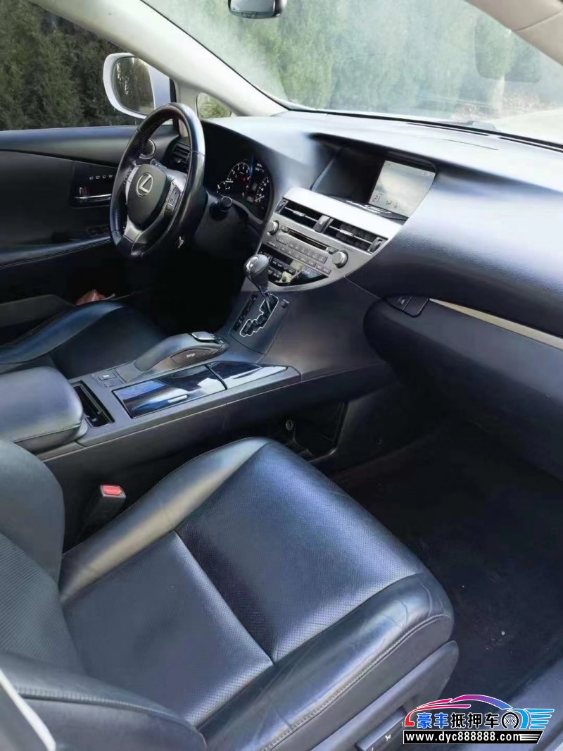 14年雷克萨斯RX轿车抵押车出售