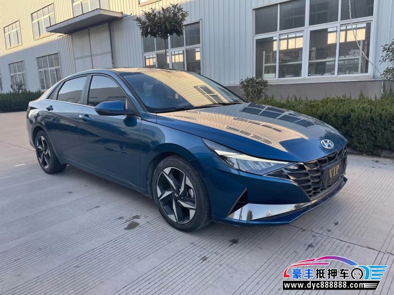 21年现代伊兰特轿车抵押车出售