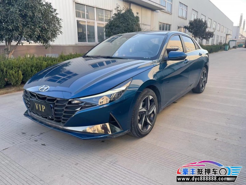 21年现代伊兰特轿车抵押车出售