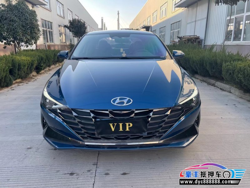 21年现代伊兰特轿车抵押车出售