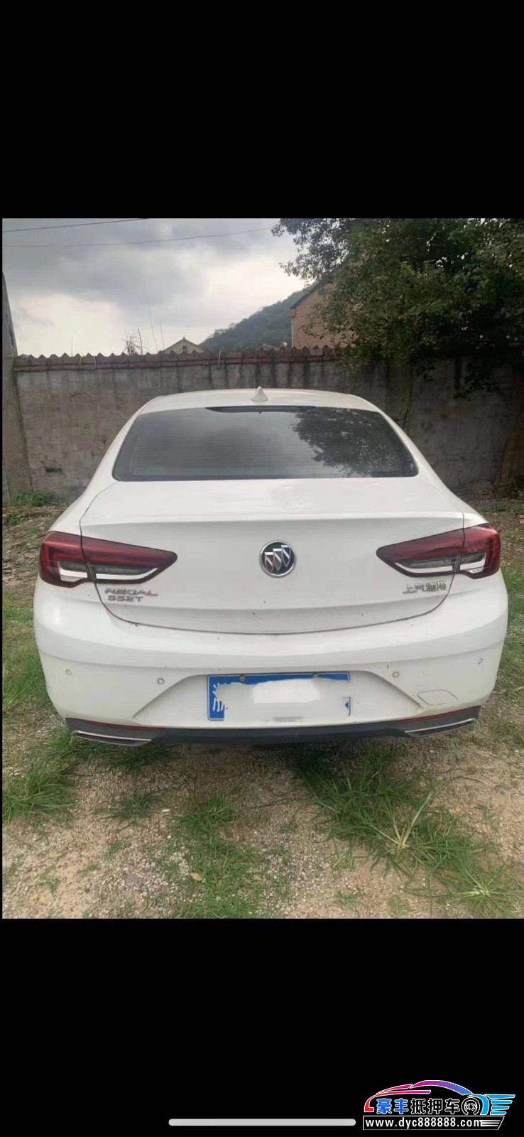 21年别克君威轿车抵押车出售