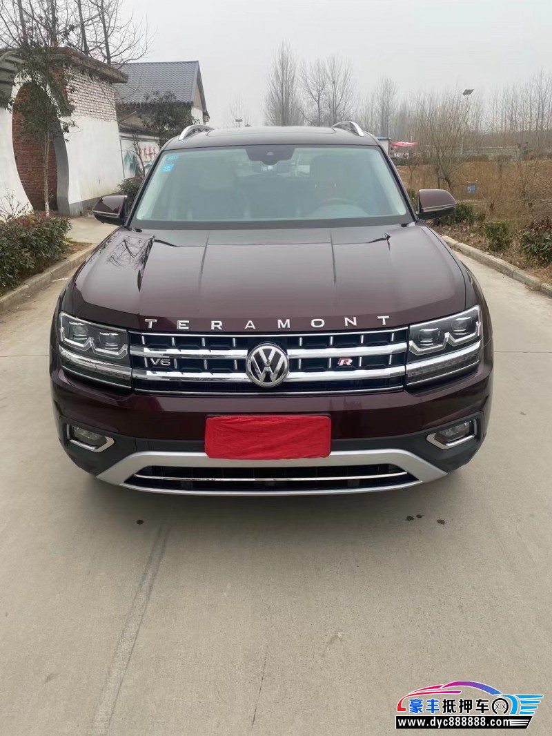 17年大众途昂SUV抵押车出售