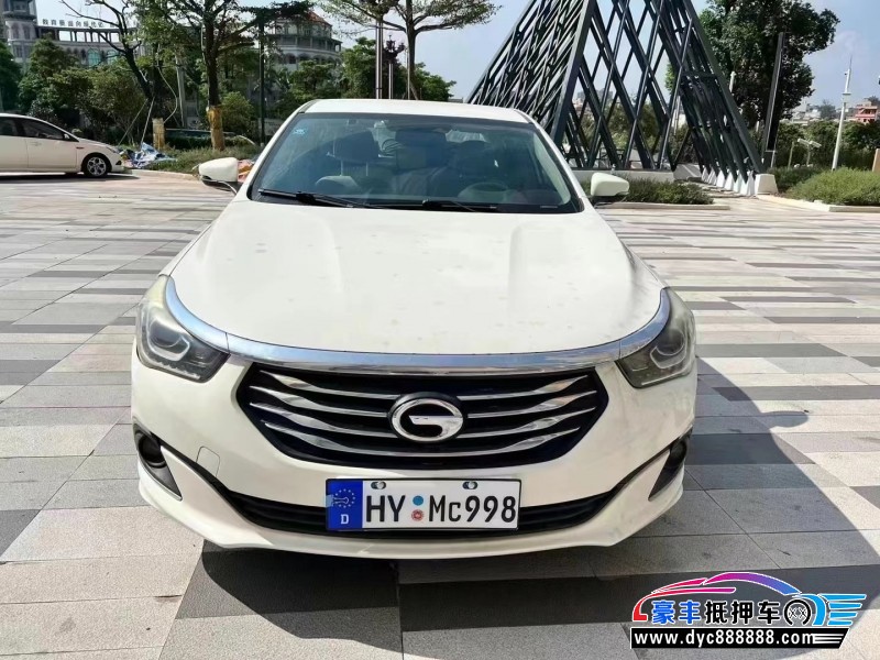 16年传祺GA6轿车抵押车出售