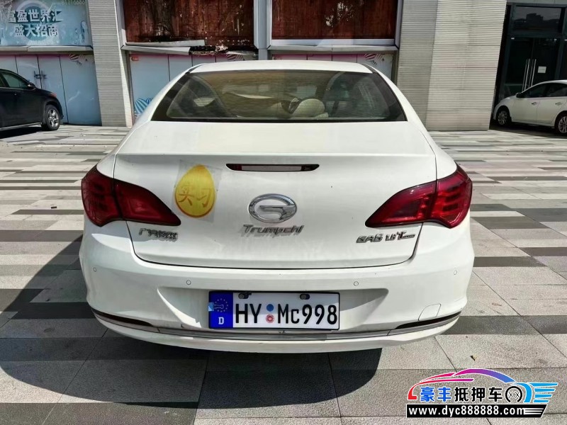 16年传祺GA6轿车抵押车出售