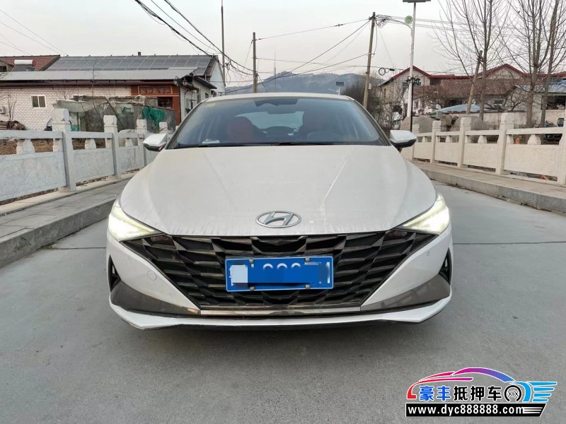21年现代伊兰特轿车抵押车出售