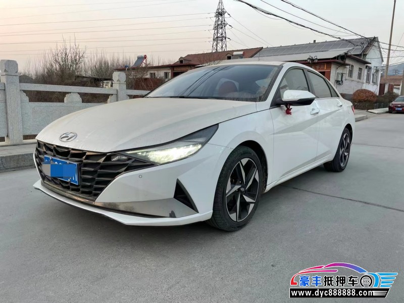 21年现代伊兰特轿车抵押车出售