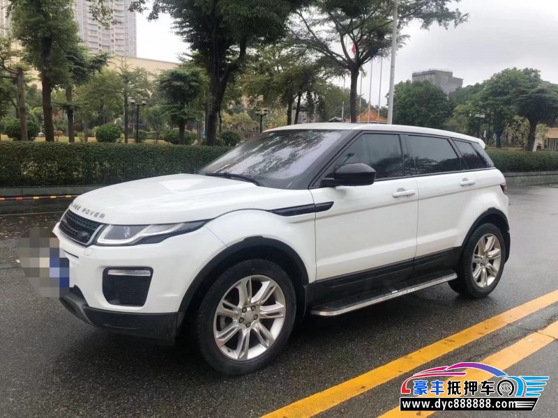 17年路虎揽胜极光轿车抵押车出售