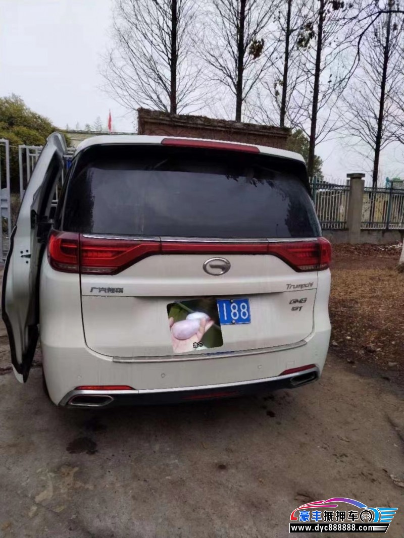 18年传祺GM8轿车抵押车出售