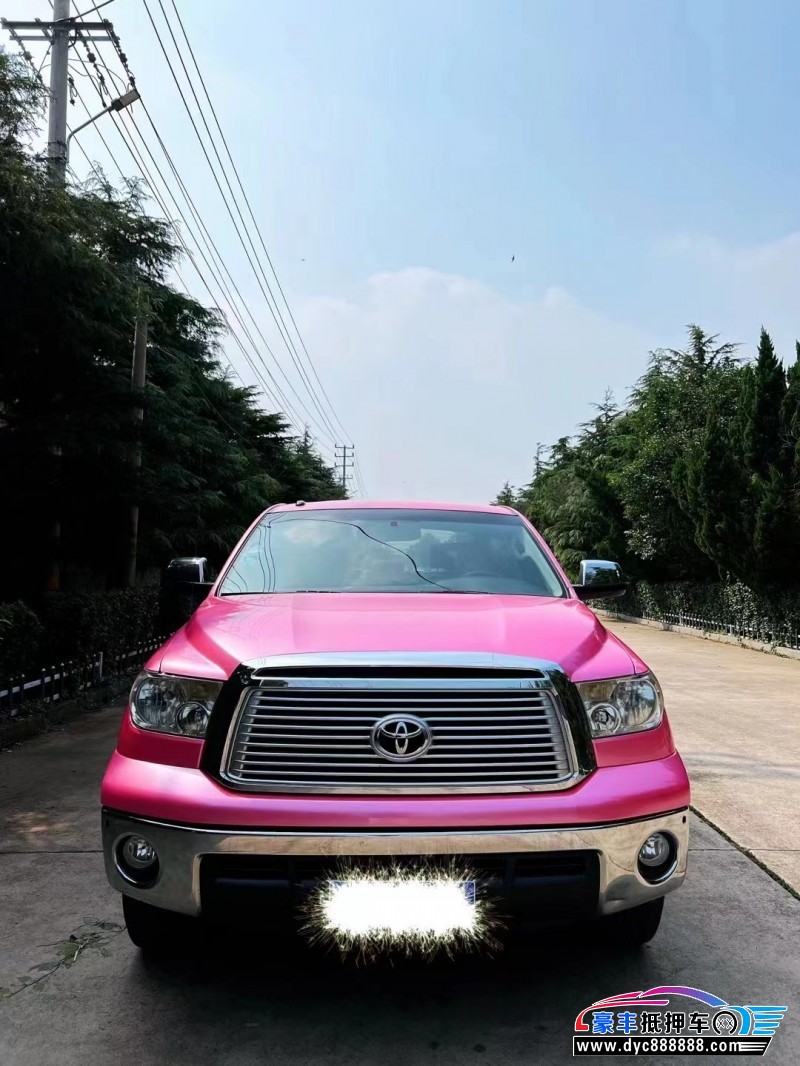 13年丰田坦途轿车抵押车出售