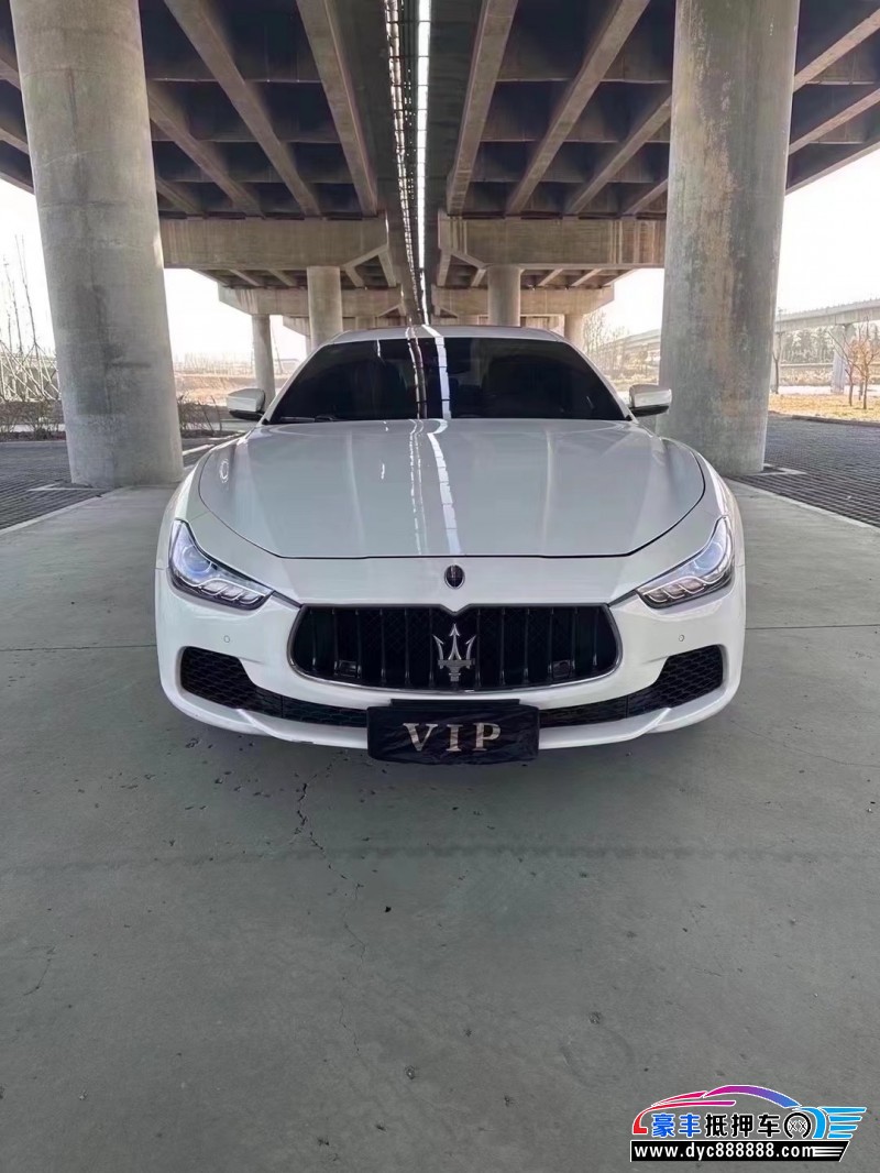 17年玛莎拉蒂Ghibli轿车抵押车出售