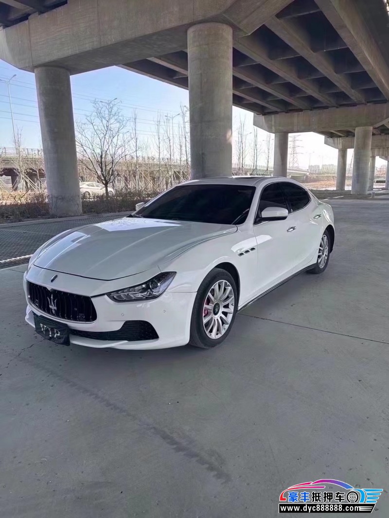 17年玛莎拉蒂Ghibli轿车抵押车出售