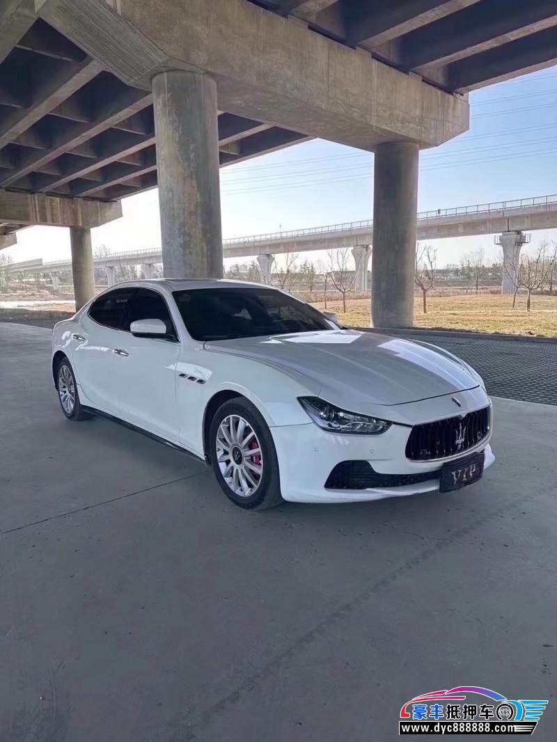 17年玛莎拉蒂Ghibli轿车抵押车出售