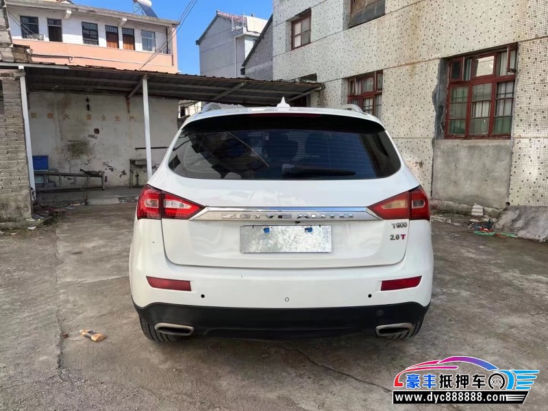 17年众泰T600轿车抵押车出售