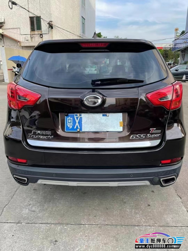 18年传祺GS5轿车抵押车出售