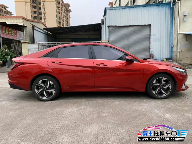 21年现代伊兰特轿车抵押车出售