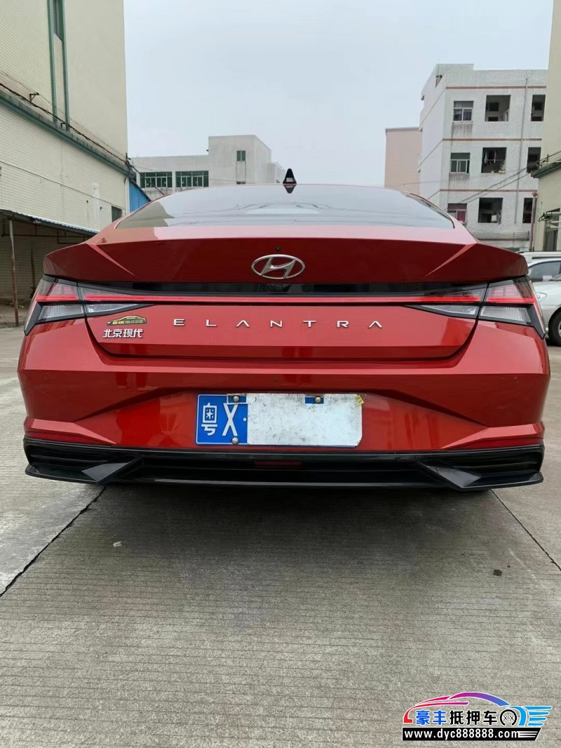 21年现代伊兰特轿车抵押车出售