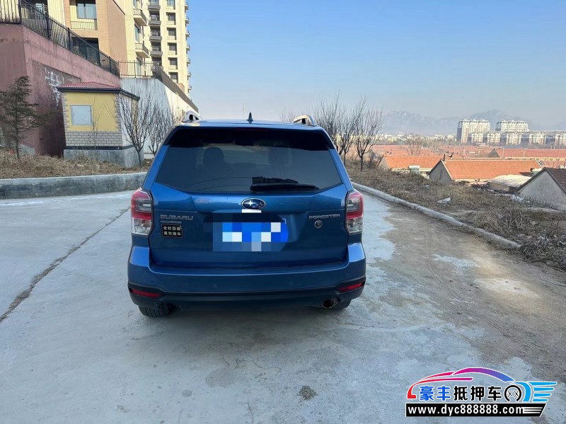 16年斯巴鲁森林人轿车抵押车出售