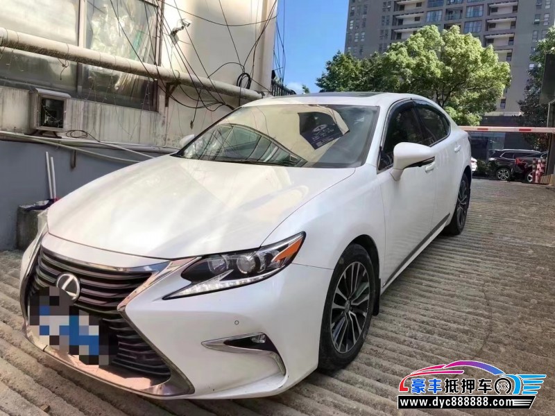 19年雷克萨斯ES轿车抵押车出售