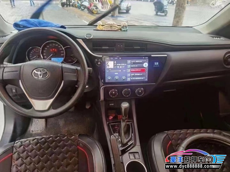 18年丰田雷凌轿车抵押车出售