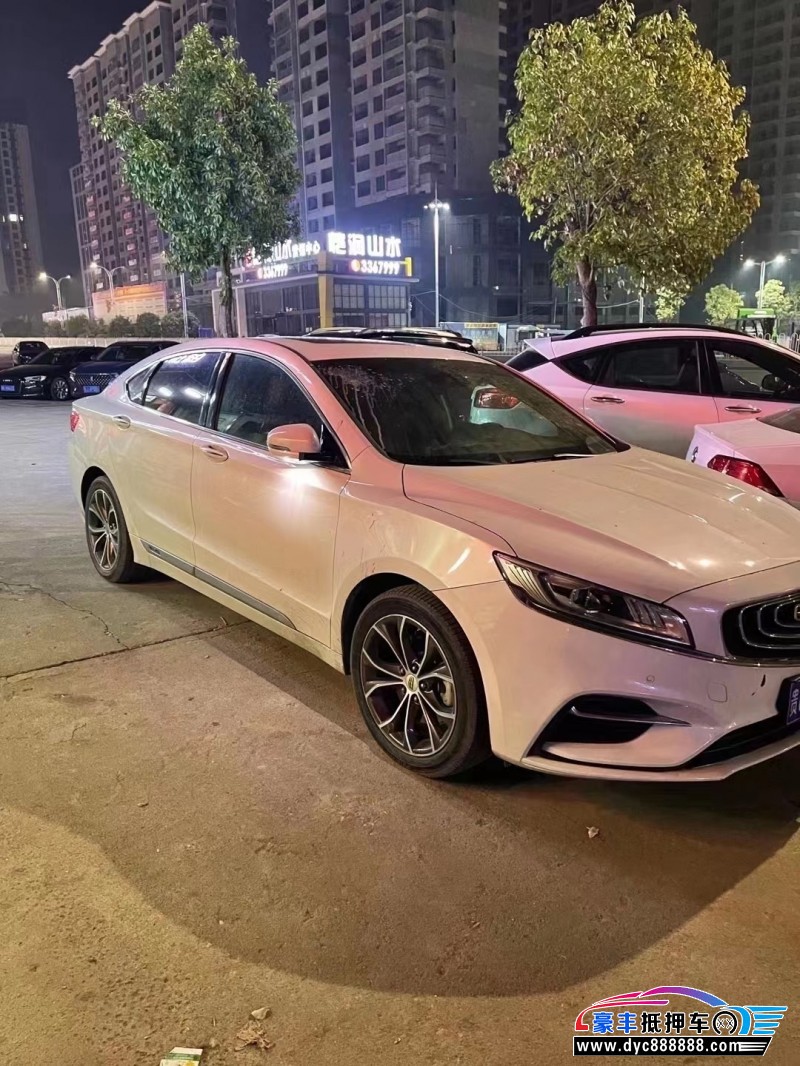 19年吉利博瑞轿车抵押车出售