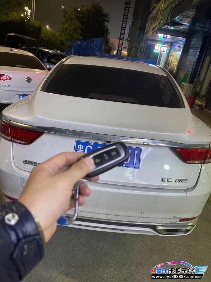 19年吉利博瑞轿车抵押车出售