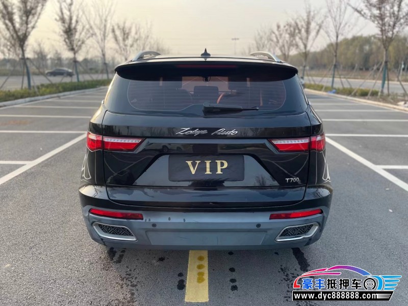 18年众泰T700轿车抵押车出售