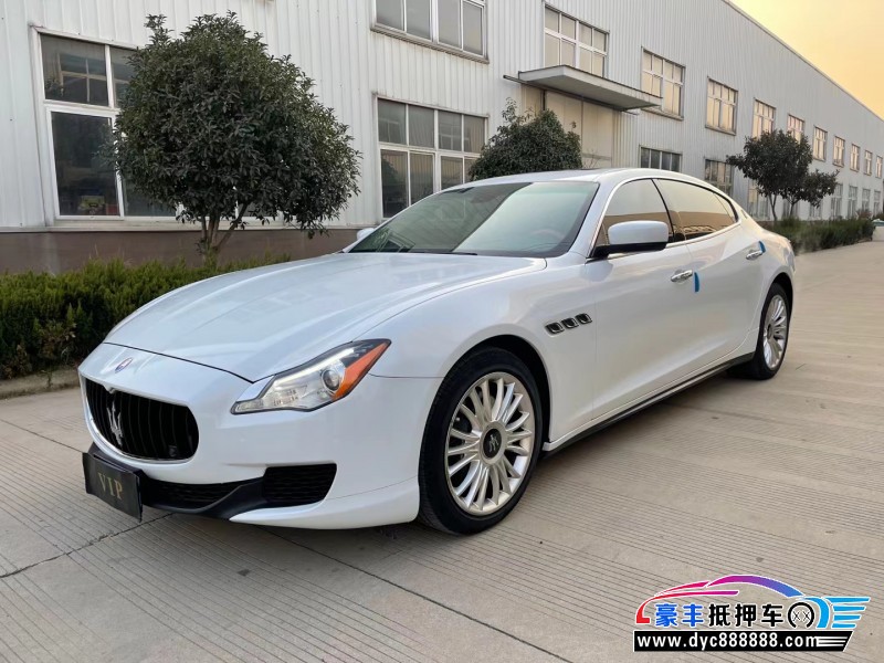 14年玛莎拉蒂总裁轿车抵押车出售
