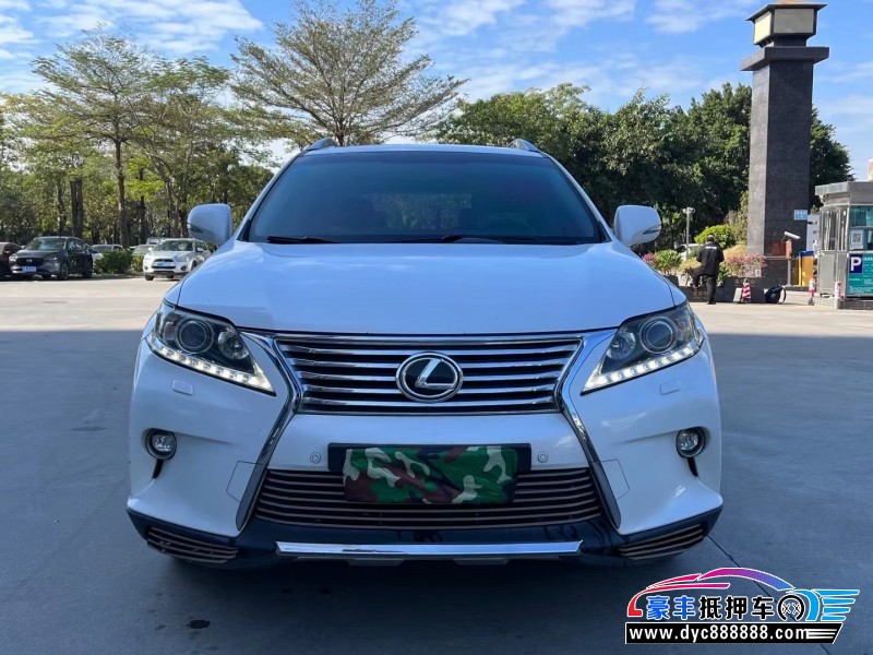 14年雷克萨斯RX轿车抵押车出售