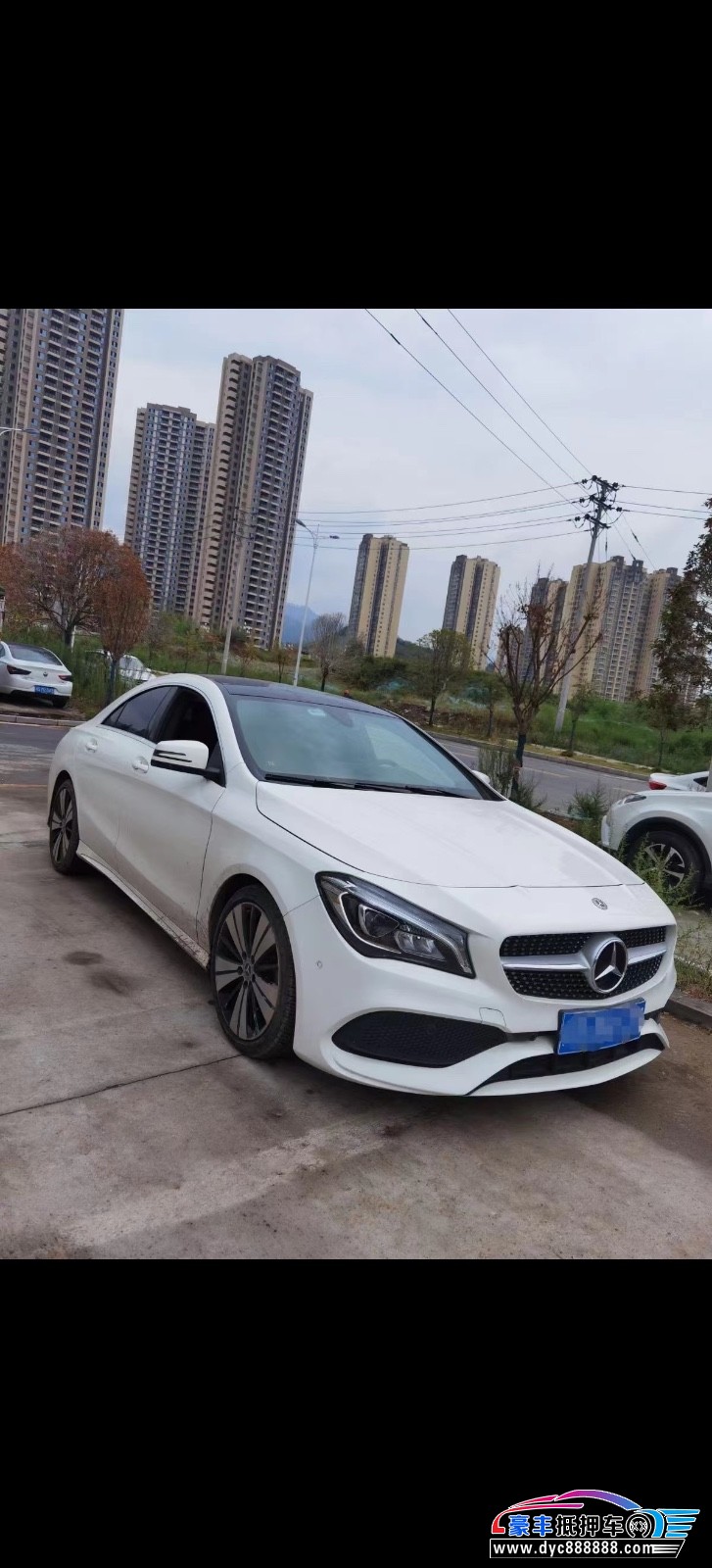 19年奔驰CLA轿车抵押车出售