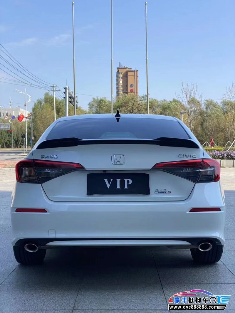 22年本田思域轿车抵押车出售