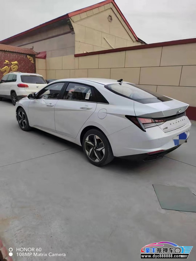 23年现代伊兰特轿车抵押车出售