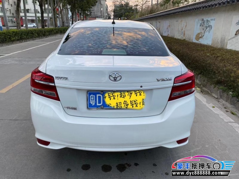 18年丰田威驰轿车抵押车出售